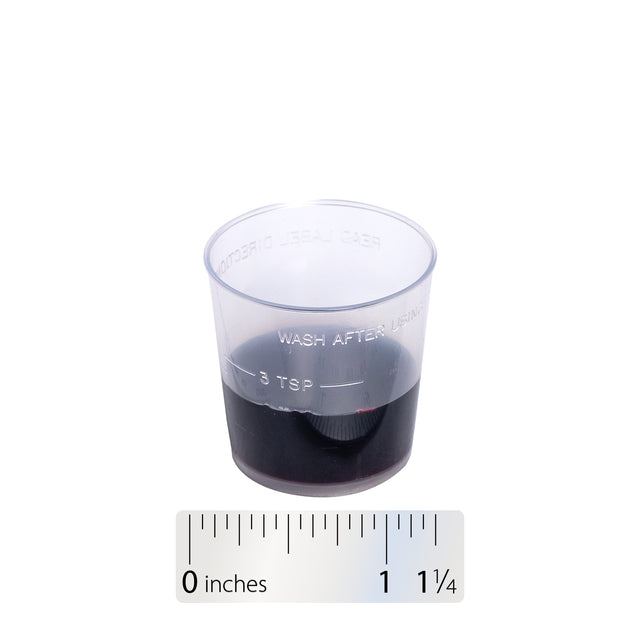 <{%MAIN5_13315%}>Nature's Way® | Sambucus Kids Cough + Immune Elderberry Syrup - Liquid and ruler