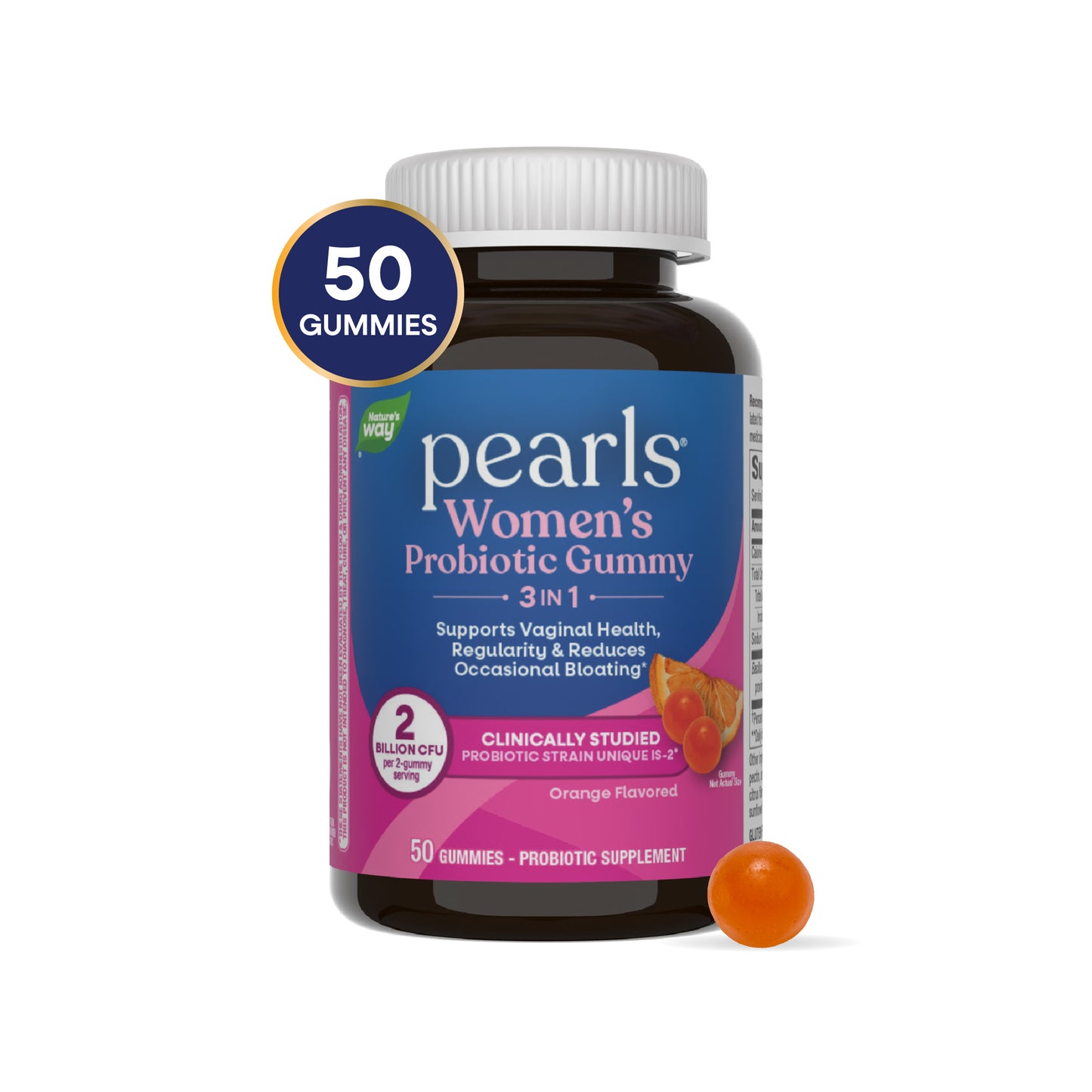 <{%MAIN14_14719%}>Nature's Way® | Pearls Women's Probiotic Gummy 3-in-1
