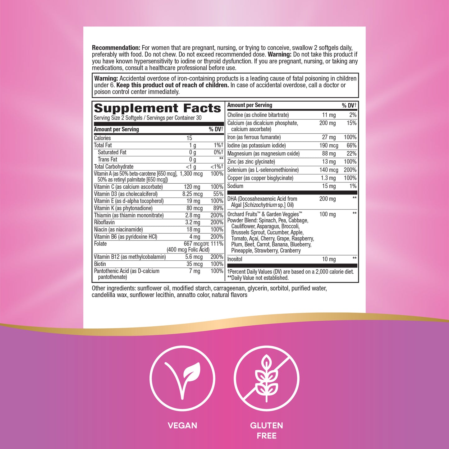 <{%MAIN4_11209%}>Nature's Way® | Alive! Premium Prenatal Multivitamin