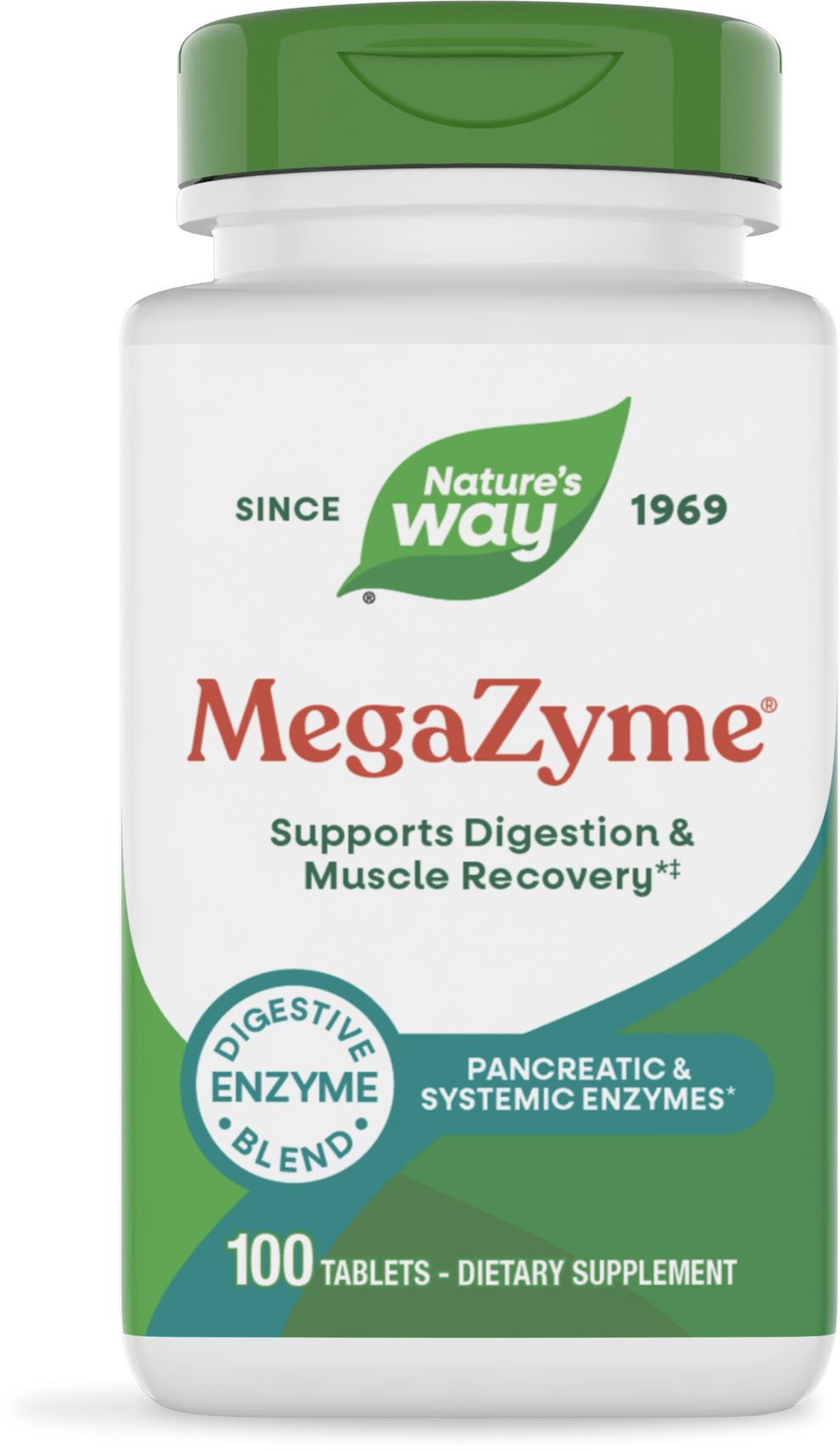 <{%PRIMARY_04251%}>Nature's Way® | Mega-Zyme, 100 tablets
