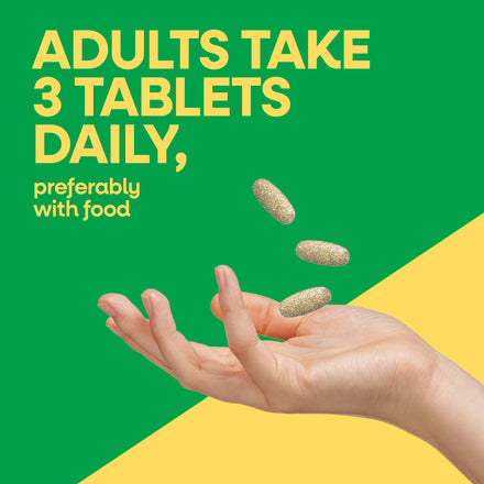 Alive!® Max3 Potency Adult Complete Multivitamin-No Added Iron Supplement Facts