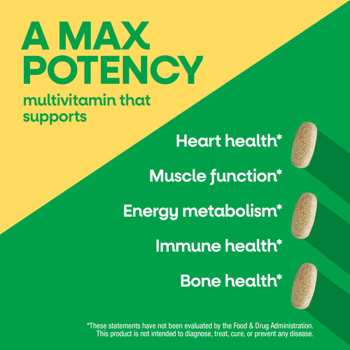 Nature's Way® | Alive!® Max3 Potency Adult Complete Multivitamin-No Added Iron Sku:14932