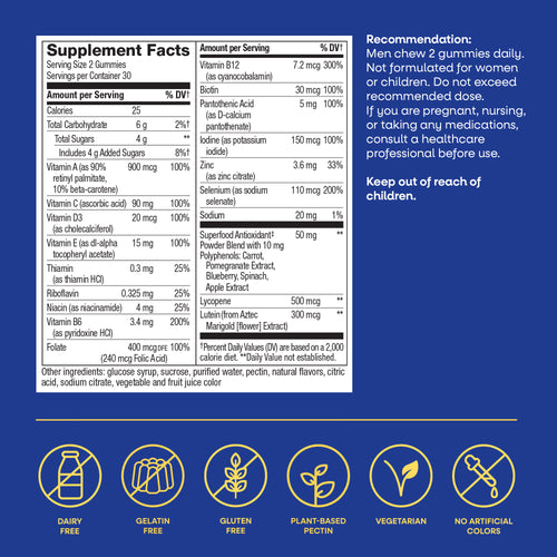 Nature's Way® | Alive!® Men's 50+ Gummy Multivitamin Sku:15902