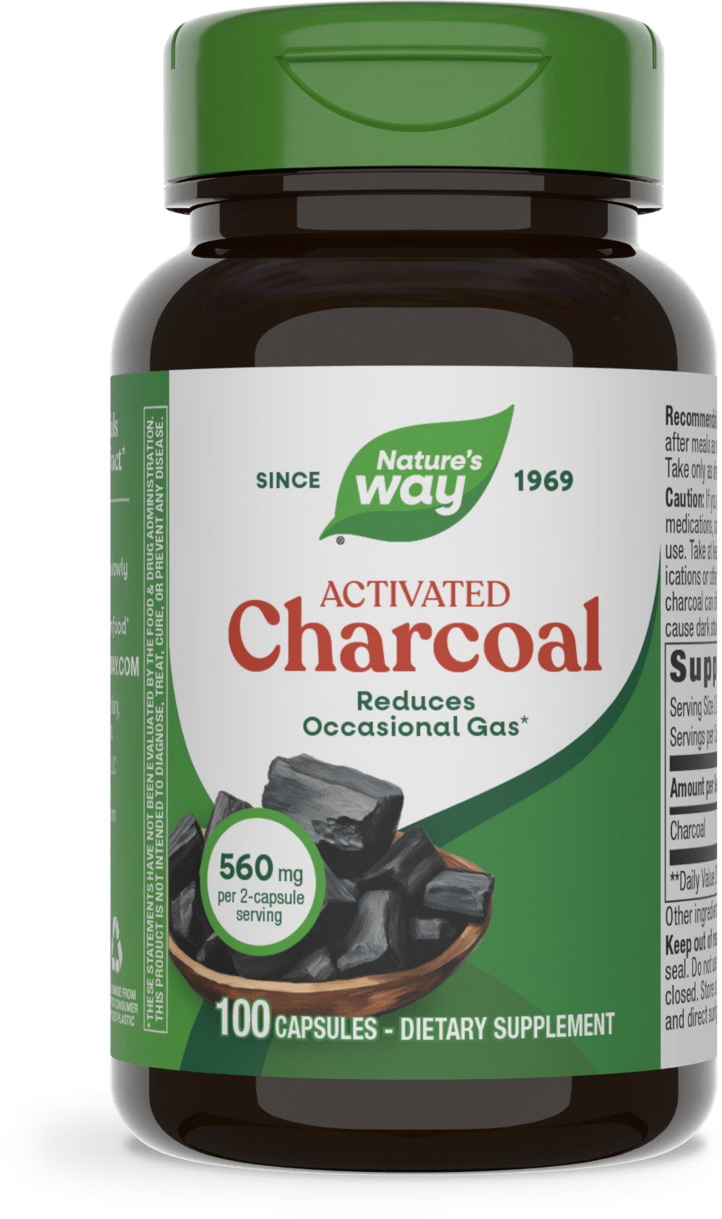<{%PRIMARY_2070%}>Nature's Way® | Activated Charcoal, 100 capsules