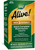 Alive!® Max3 Potency Adult Complete Multivitamin