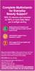 Nature's Way® | Alive! Hair, Skin & Nails Multivitamin - back of pack Sku:11094