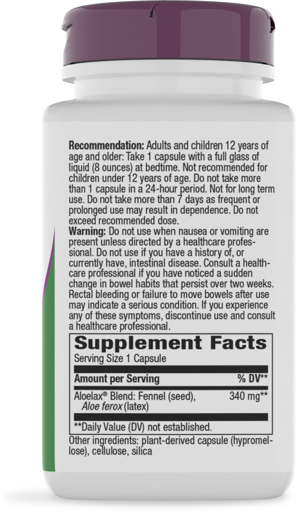 <{%MAIN7_900%}>Nature's Way® | Aloelax Premium Blend - right side of pack