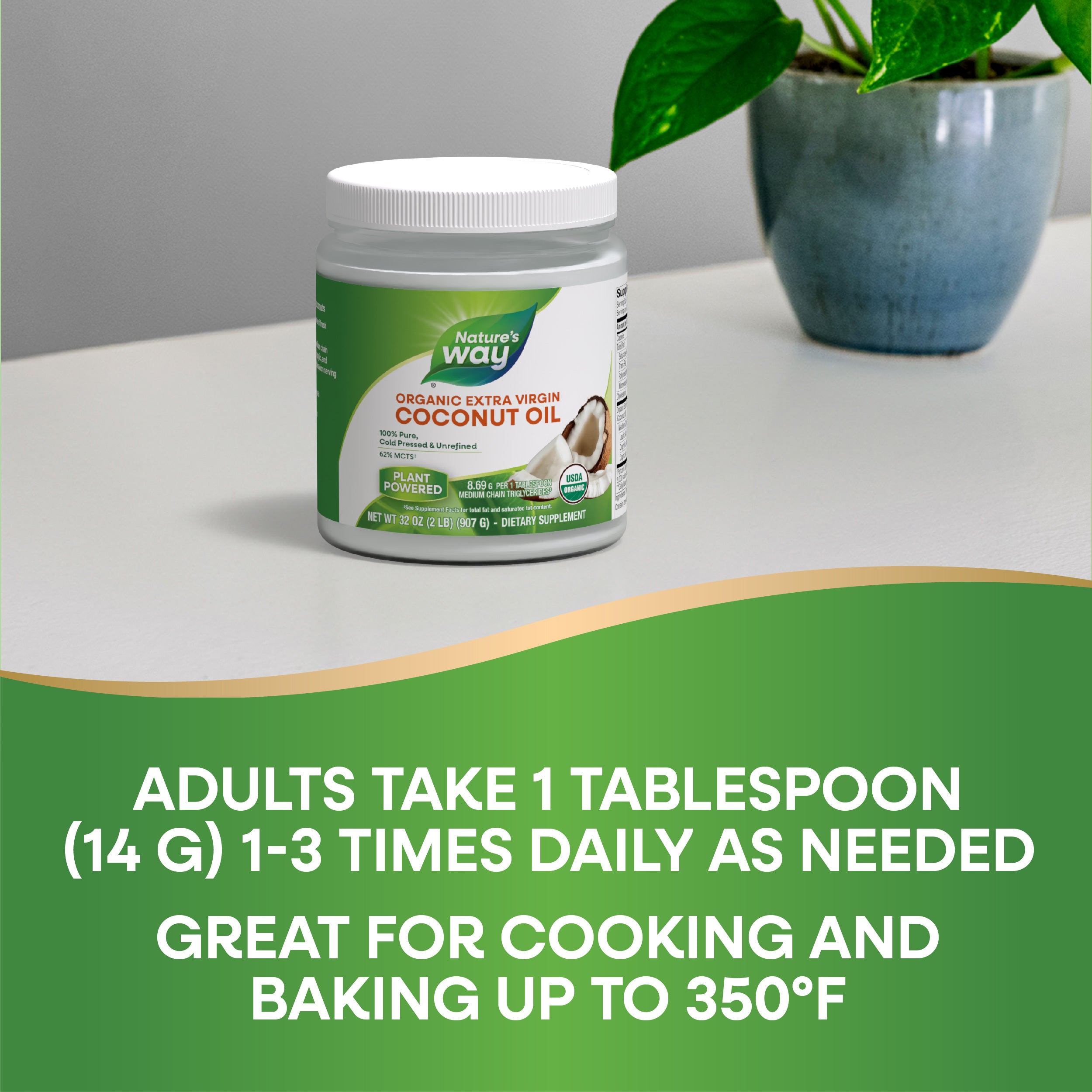 Organic Extra Virgin Coconut Oil | Nature's Way®