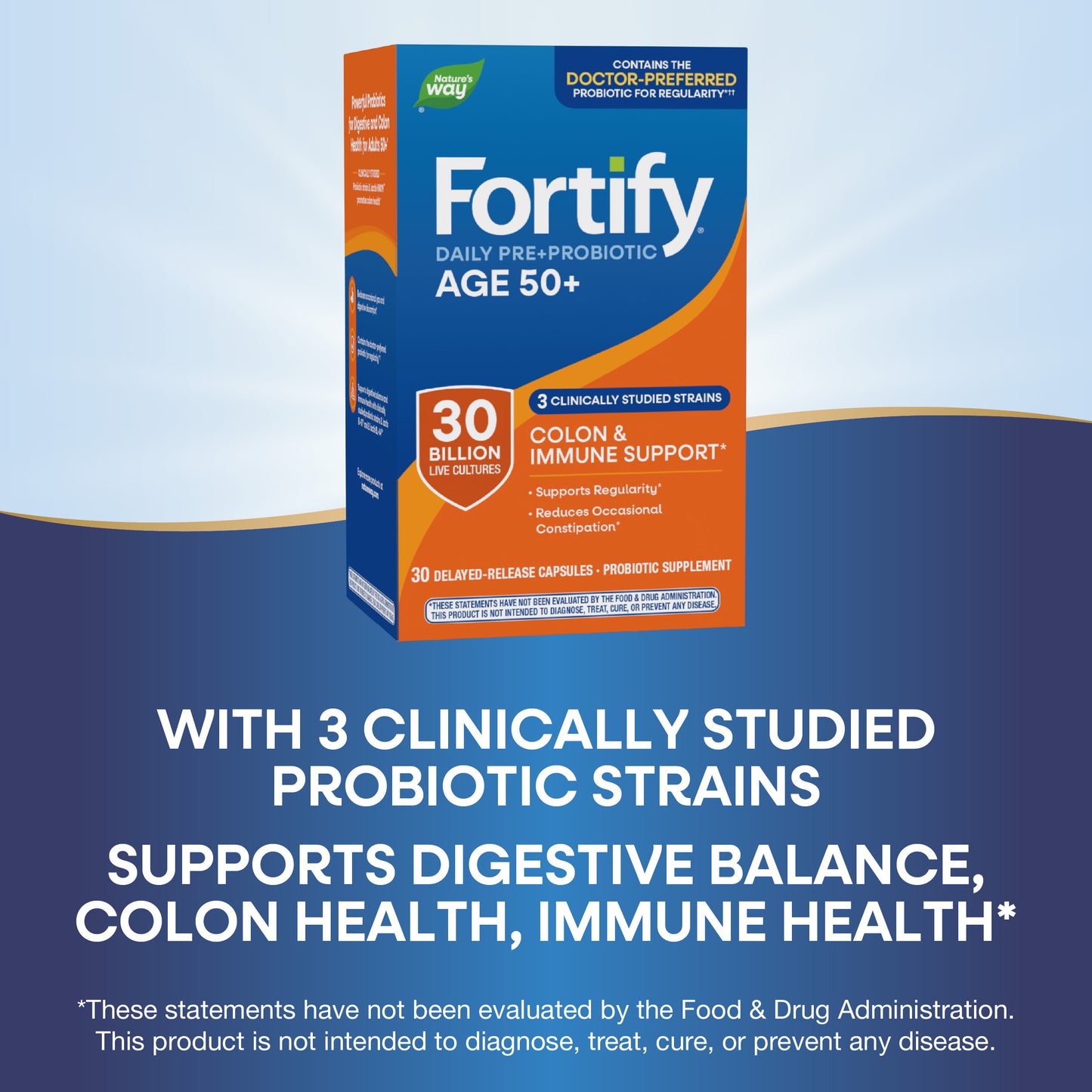 <{%MAIN3_10293%}>Nature's Way® | Fortify Daily Pre+Probiotic Adults 50+
