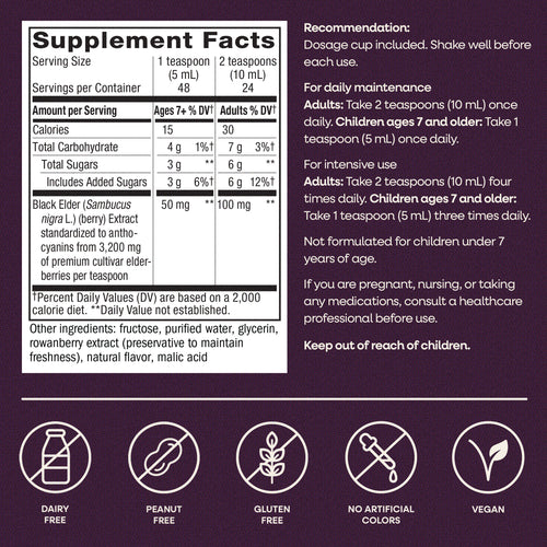 Nature's Way® | Sambucus Traditional Elderberry Immune Syrup Sku:15332