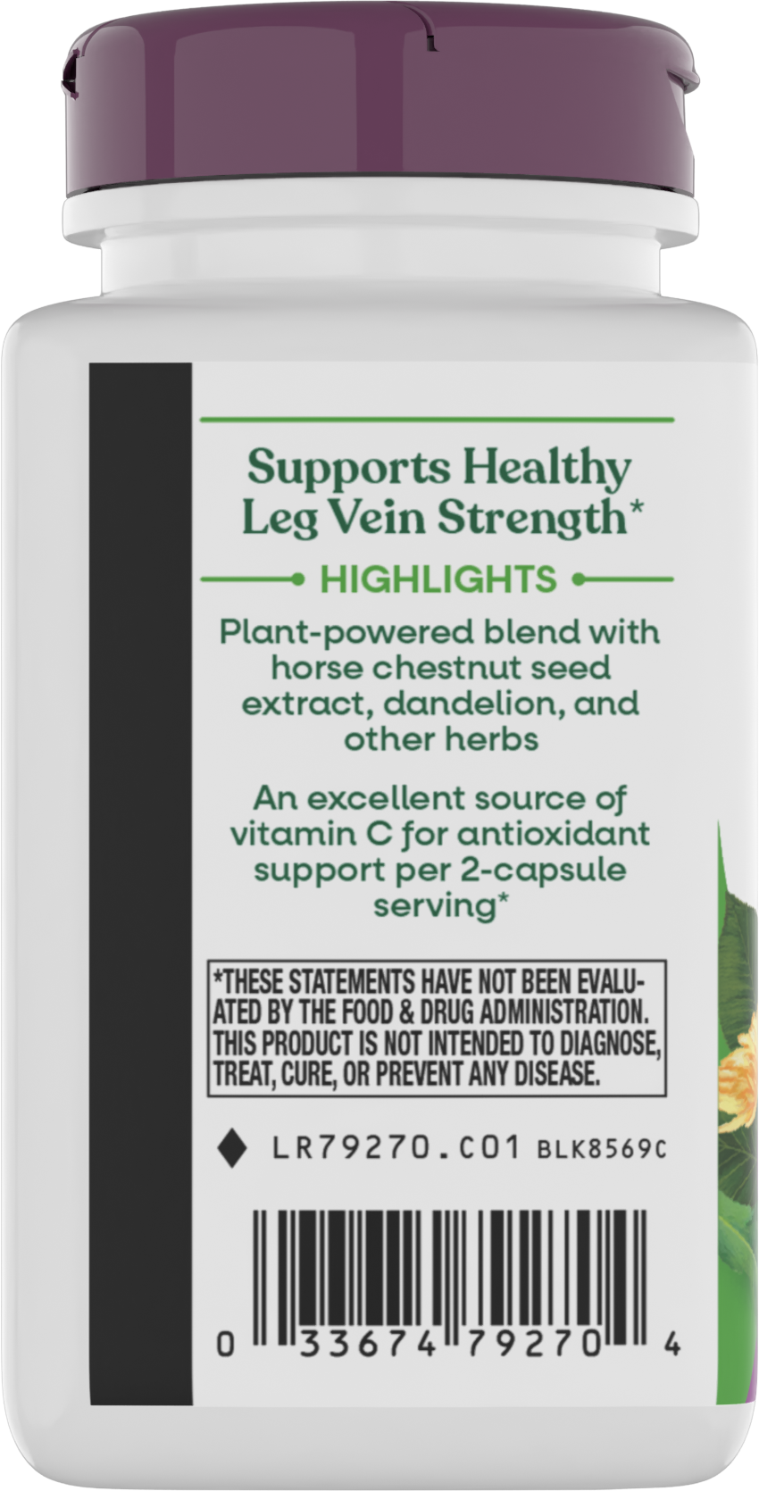 <{%MAIN8_79270%}>Nature's Way® | Leg Veins Premium Blend - left side of pack