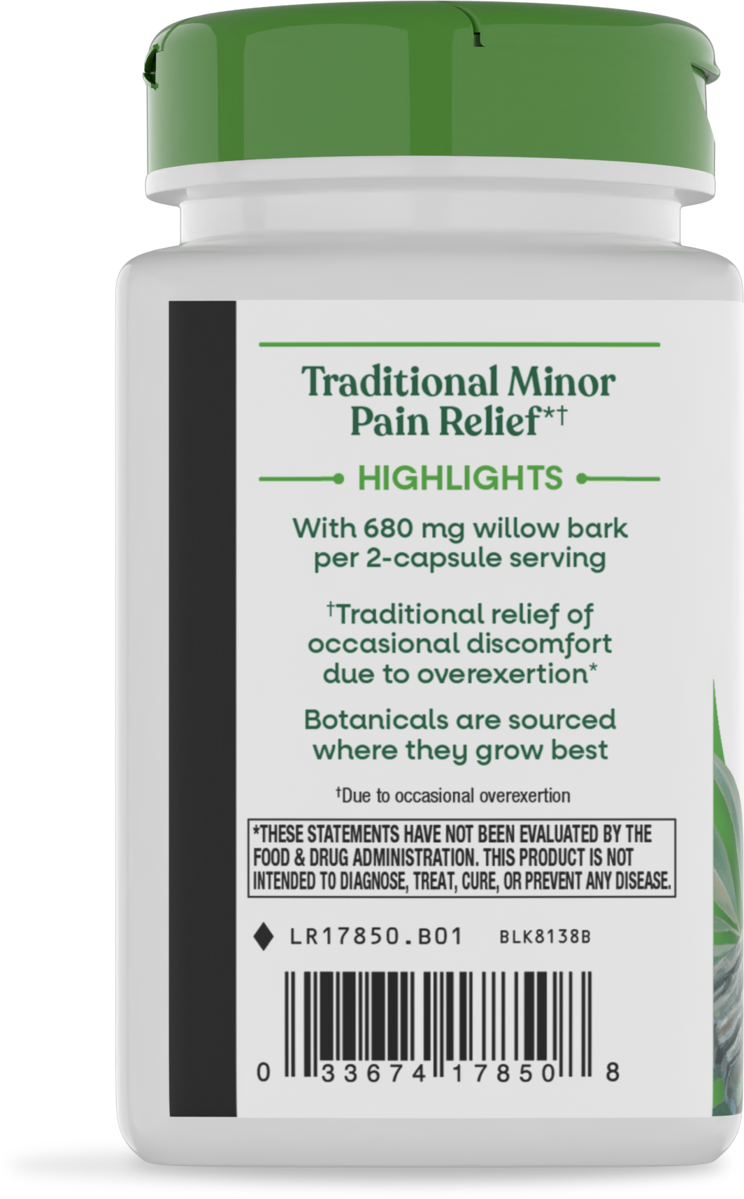 <{%MAIN8_17850%}>Nature's Way® | Willow Bark - left side of pack