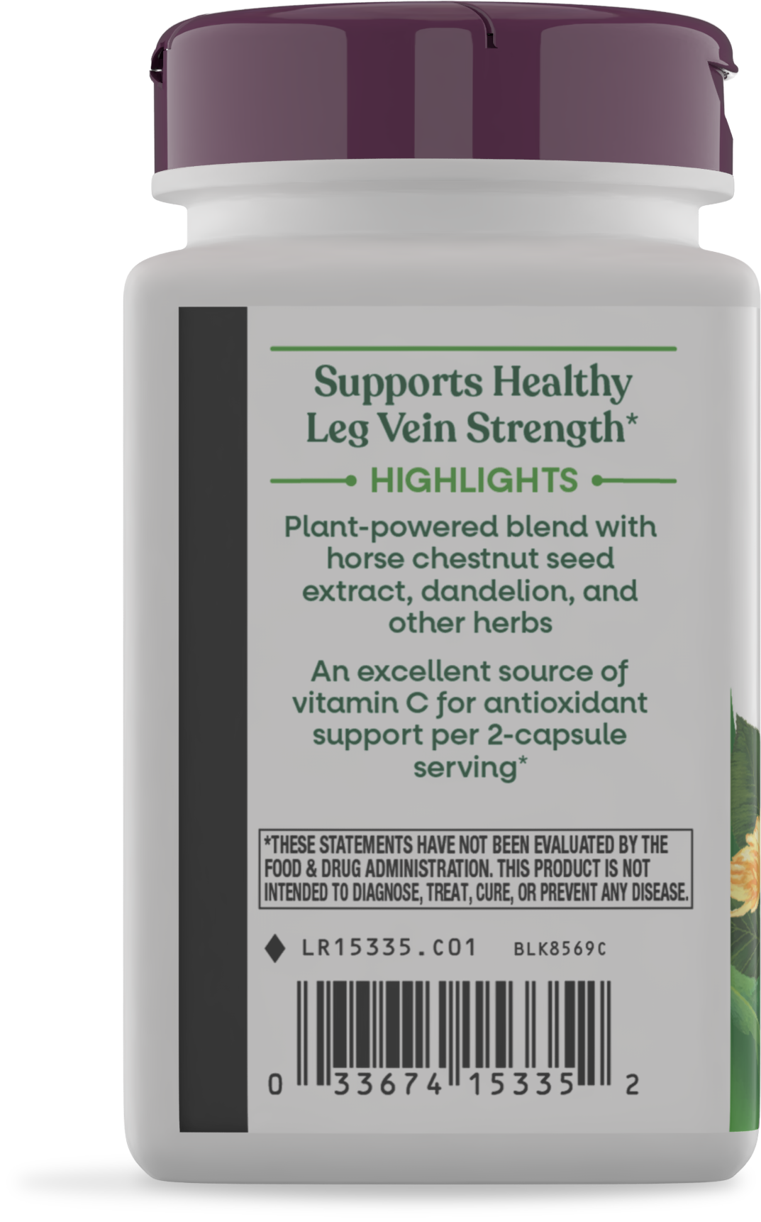 <{%MAIN12_15335%}>Nature's Way® | Leg Veins Premium Blend - left side of pack