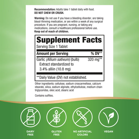 <{%MAIN4_08501%}>Nature's Way® | Garlinase 5000