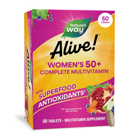 <{%MAIN13_13662%}>Nature's Way® | Alive! Women's 50+ Complete Multivitamin