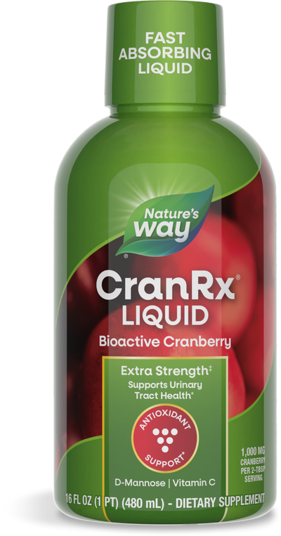 <{%PRIMARY_10613E%}>Nature's Way® | CranRx Liquid Bioactive Cranberry, 16 fl oz (480 ml)