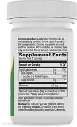 <{%MAIN2_49111%}>Nature's Way® | Melatonin Lozenge - right side of pack