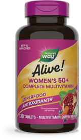 <{%PRIMARY_14210%}>Nature's Way® | Alive! Women's 50+ Complete Multivitamin, 130 tablets