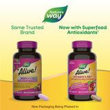 <{%MAIN1_13901%}>Nature's Way® | Alive! Women's 50+ Complete Multivitamin - package updates old to new