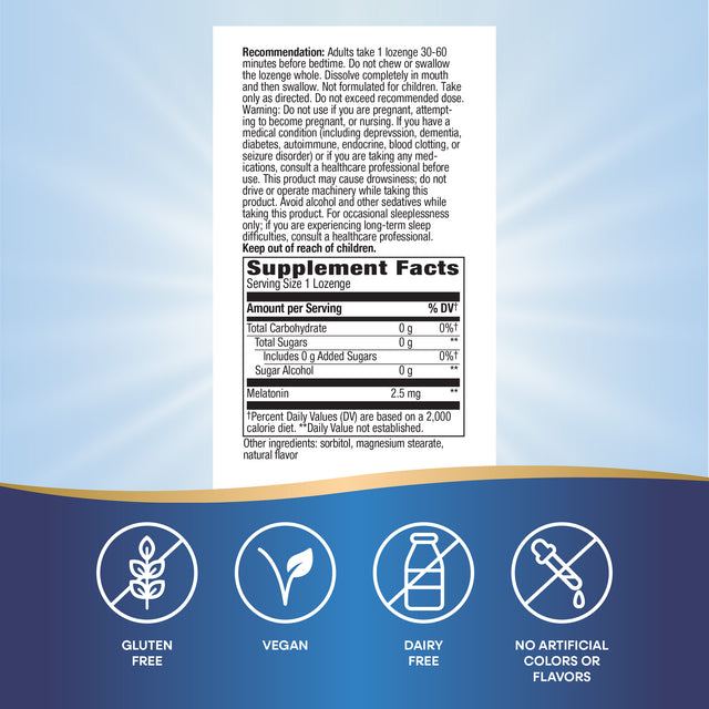 <{%MAIN7_49111%}>Nature's Way® | Melatonin Lozenge
