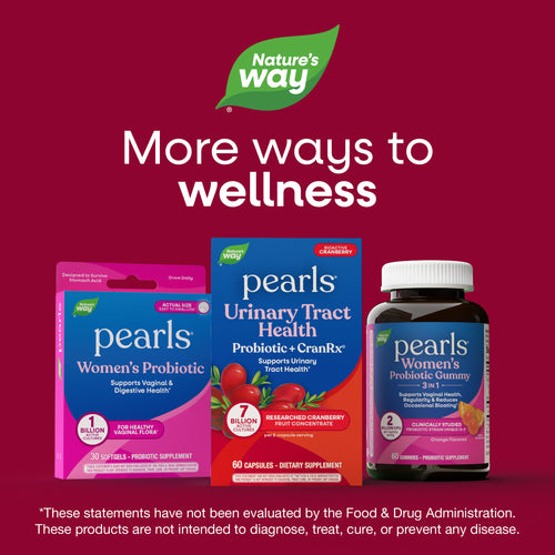 Nature's Way® | Pearls Urinary Tract Health Probiotic + CranRx Sku:11861