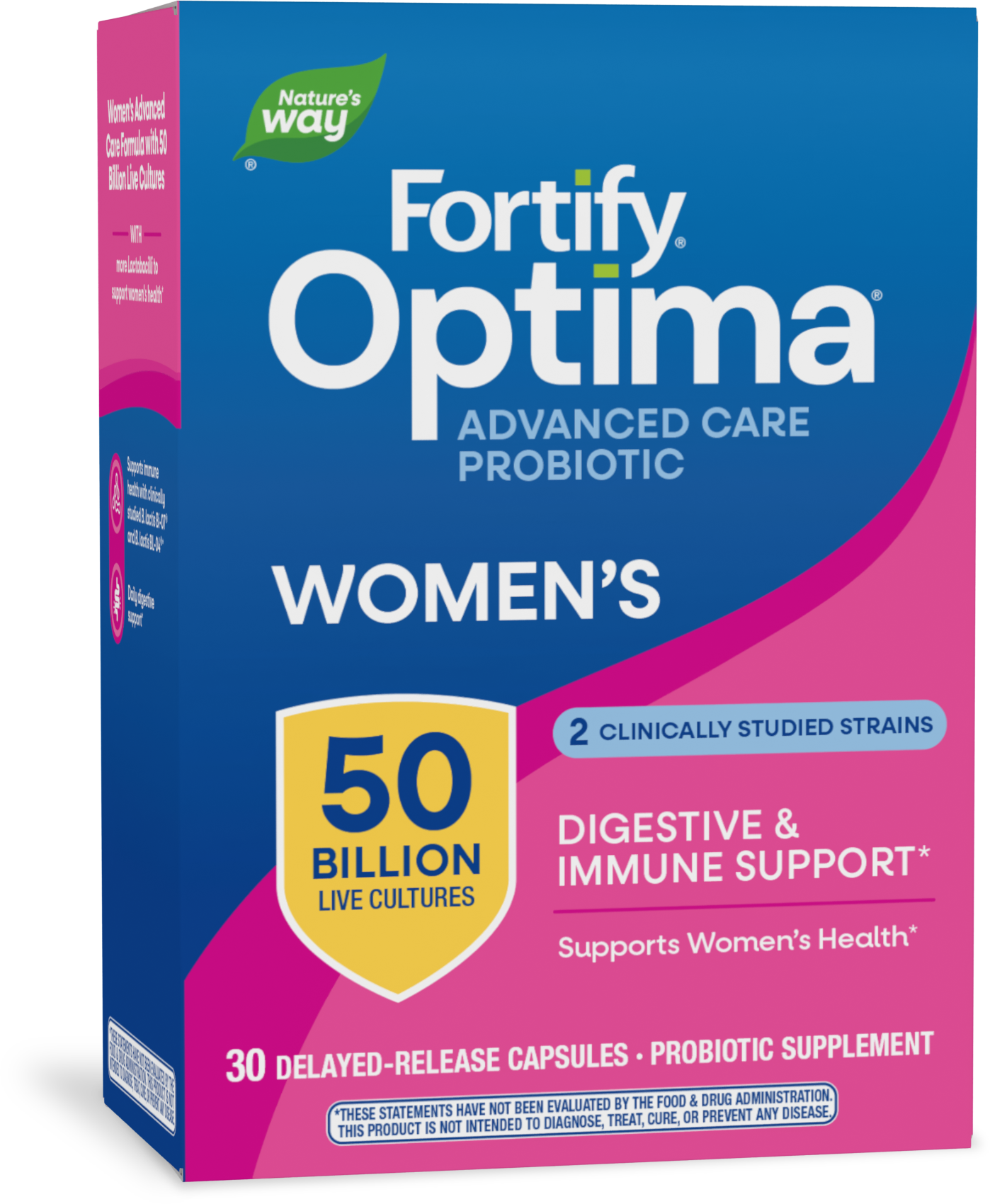 <{%PRIMARY_10336%}>Nature's Way® | Fortify Optima Women's Advanced Care Probiotic, 30 capsules