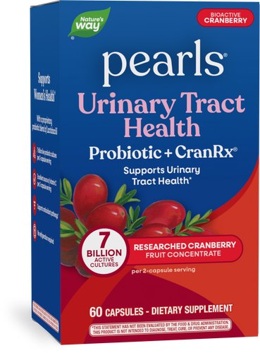 Nature's Way® | Pearls Urinary Tract Health Probiotic + CranRx, 60 capsules Sku:11861