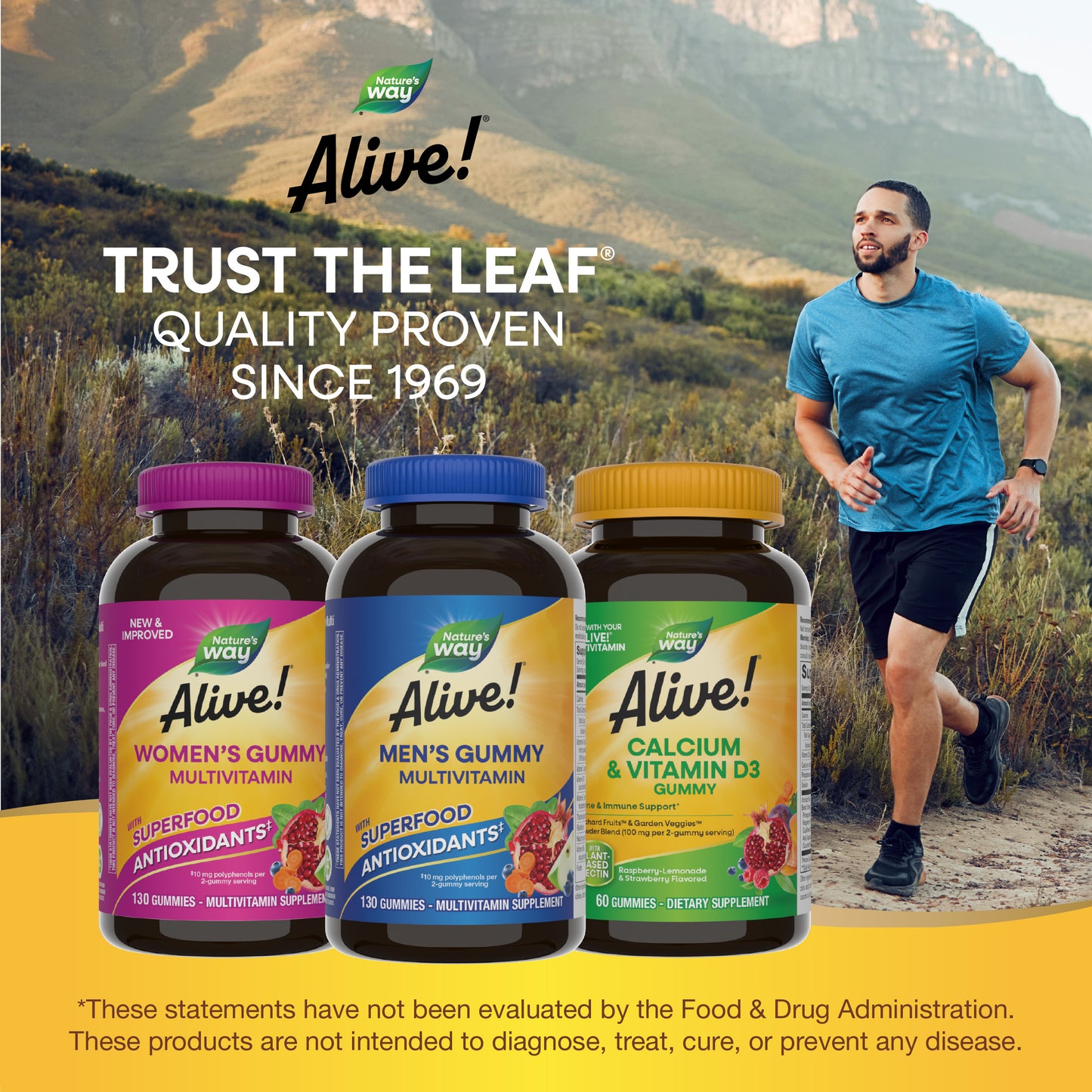 <{%MAIN17_14031%}>Nature's Way® | Alive! Men's Gummy Multivitamin