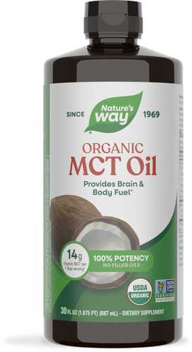 Nature's Way® | Organic MCT Oil, 30 fl oz (887 ml) Sku:11772