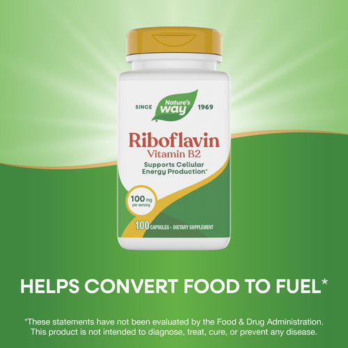 Nature's Way® | Riboflavin Vitamin B2 Sku:40421