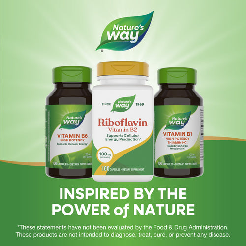 Nature's Way® | Riboflavin Vitamin B2 Sku:40421