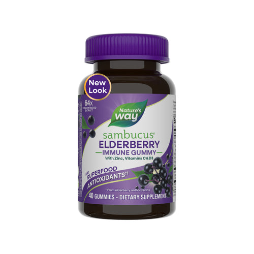 Nature's Way® | Sambucus Elderberry Immune Gummy Sku:12345