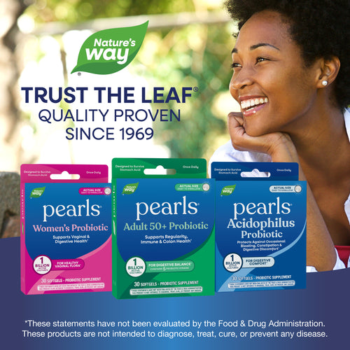 Nature's Way® | Pearls Adult 50+ Probiotic Sku:10510