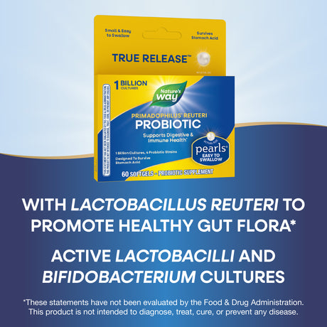 <{%MAIN9_15770%}>Nature's Way® | Primadophilus Reuteri Pearls Probiotics