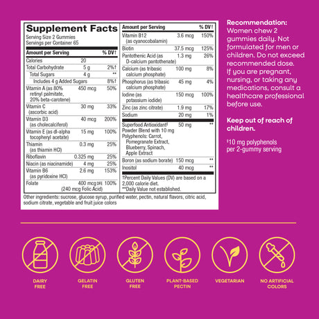 <{%MAIN10_11536%}>Nature's Way® | Alive! Women's Gummy Multivitamin