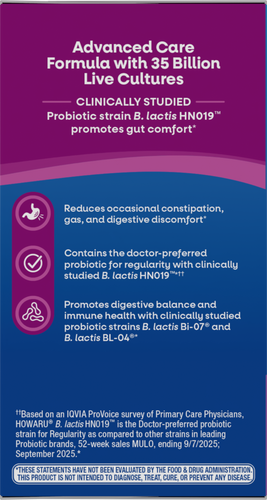 Nature's Way® | Fortify Optima Pre+Probiotic - left side of pack Sku:15652