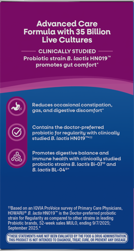 Nature's Way® | Fortify Optima Pre+Probiotic - left side of pack Sku:15653