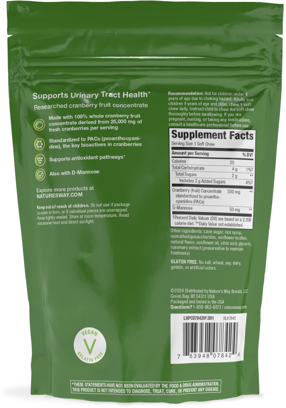 <{%MAIN2_07842IP%}>Nature's Way® | ActiFruit - back of pack