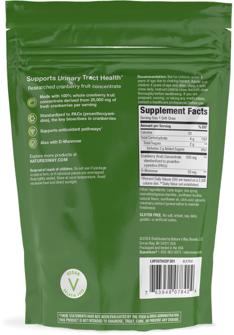 <{%MAIN2_07842IP%}>Nature's Way® | ActiFruit - back of pack