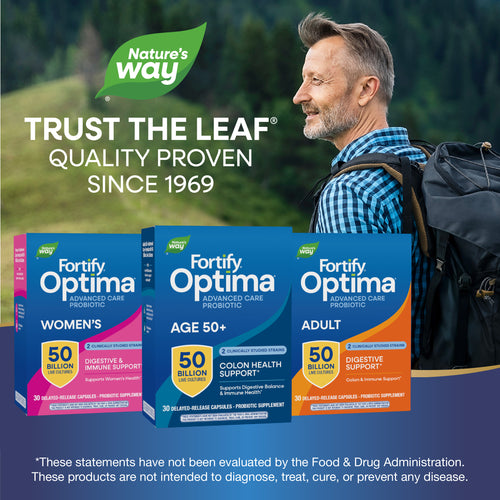 Nature's Way® | Fortify Optima Adult 50+ Advanced Care Probiotic Sku:10762