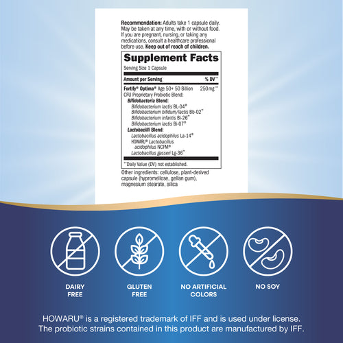 Nature's Way® | Fortify Optima Adult 50+ Advanced Care Probiotic Sku:10762