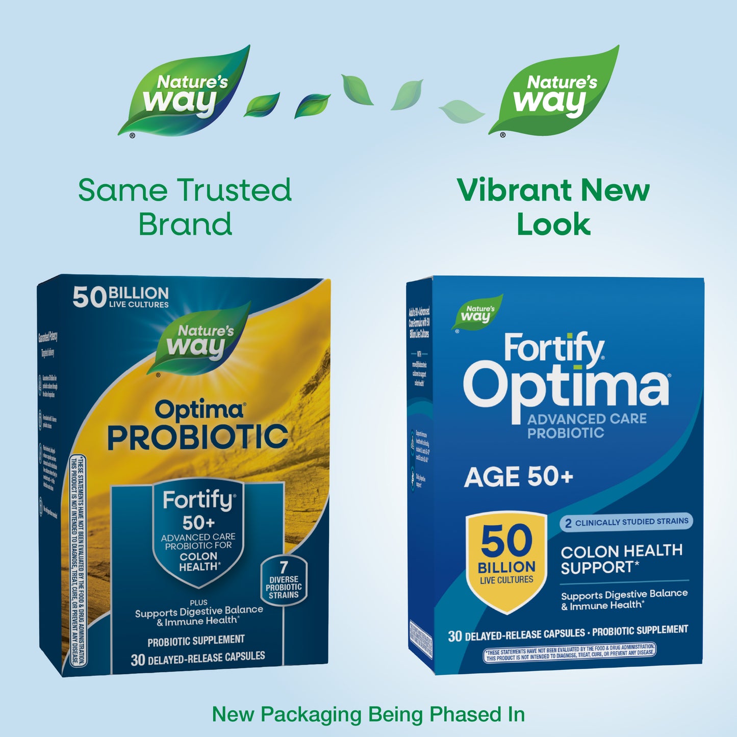 <{%MAIN1_10762%}>Nature's Way® | Fortify Optima Adult 50+ Advanced Care Probiotic