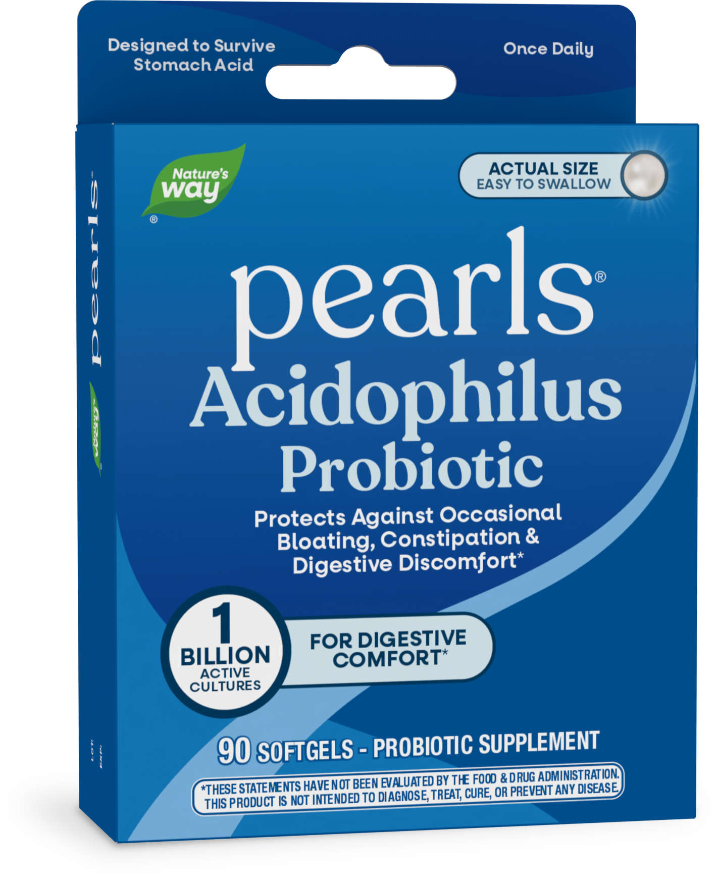 <{%PRIMARY_04299%}>Nature's Way® | Pearls Acidophilus Probiotic, 90 softgels
