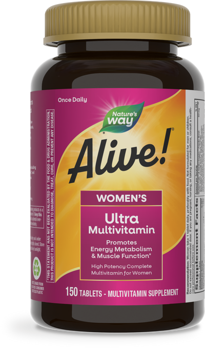 <{%PRIMARY_13718%}>Nature's Way® | Alive! Women's Ultra Multivitamin, 150 tablets