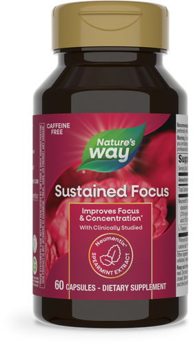Nature's Way® | Sustained Focus-Last Chance1, 60 capsules Sku:13691