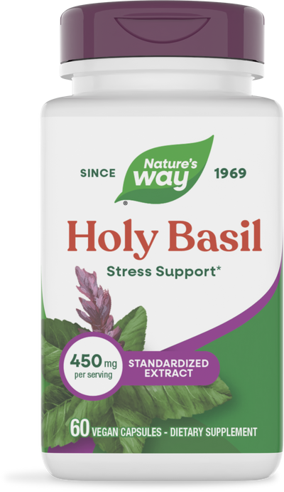 <{%PRIMARY_15493%}>Nature's Way® | Holy Basil Standardized Extract, 60 capsules