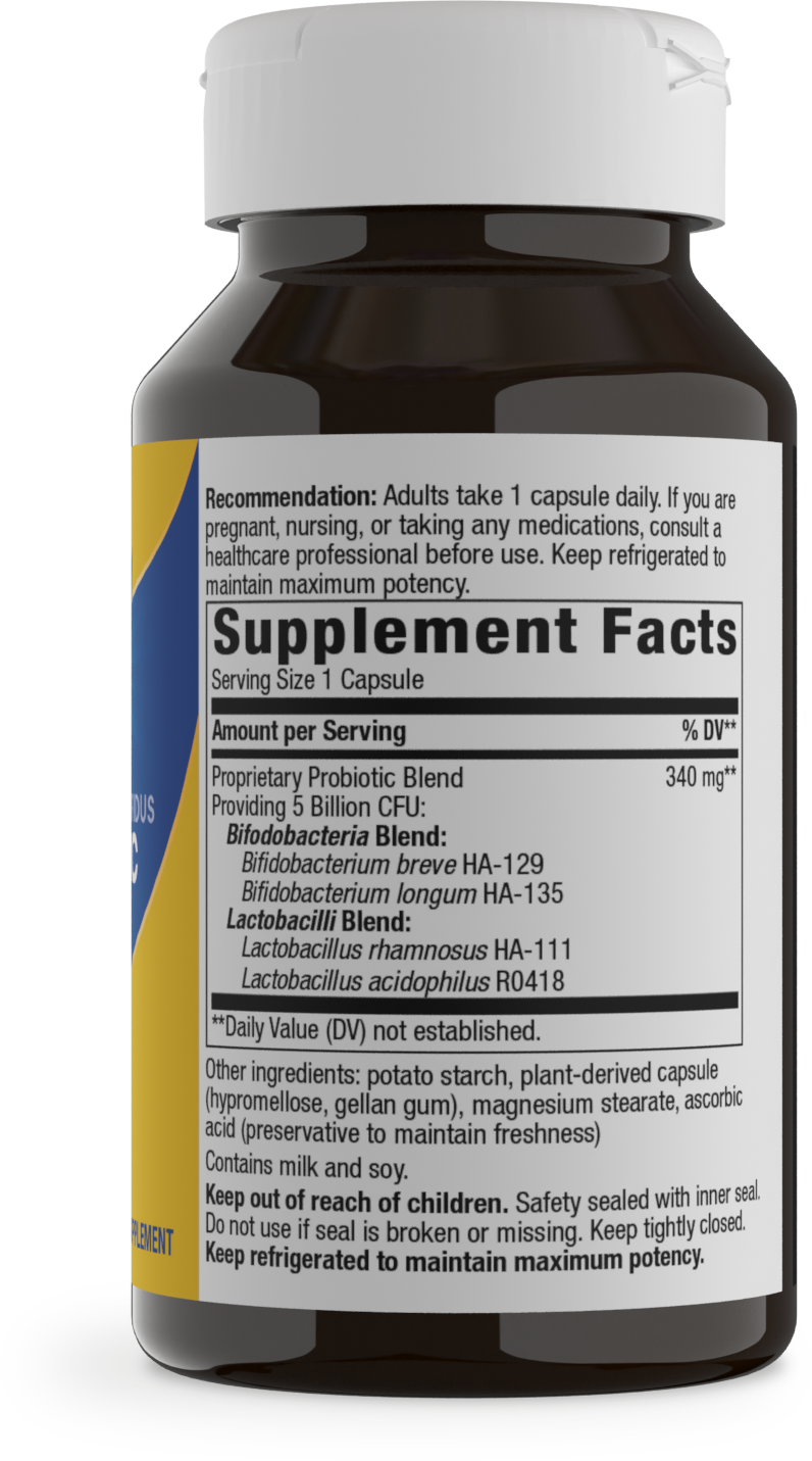 <{%360IMAGE3_6860%}>Nature's Way® | Primadophilus Bifidus Probiotic - right side of pack