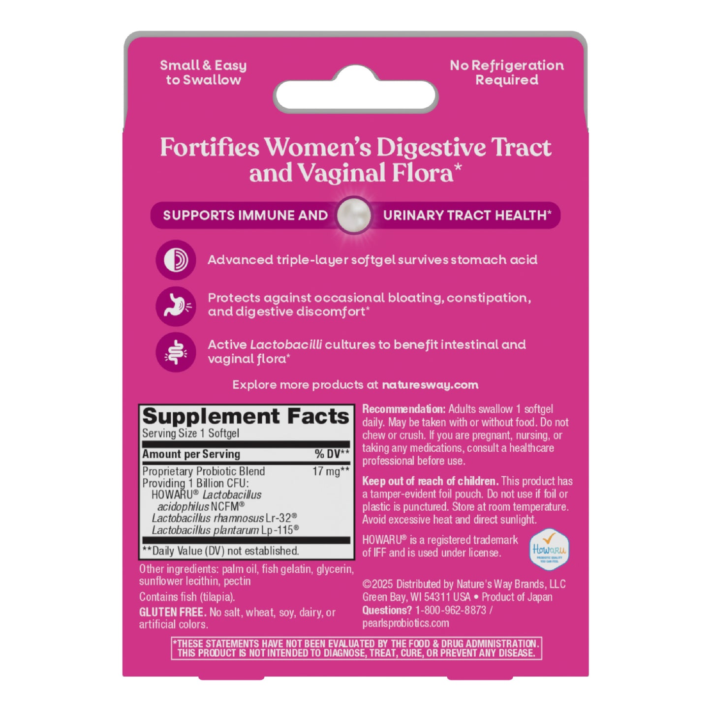 <{%MAIN5_04213%}>Nature's Way® | Probiotic Pearls Women's
