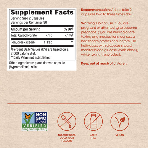 Nature's Way® | Fenugreek Seed Sku:14610
