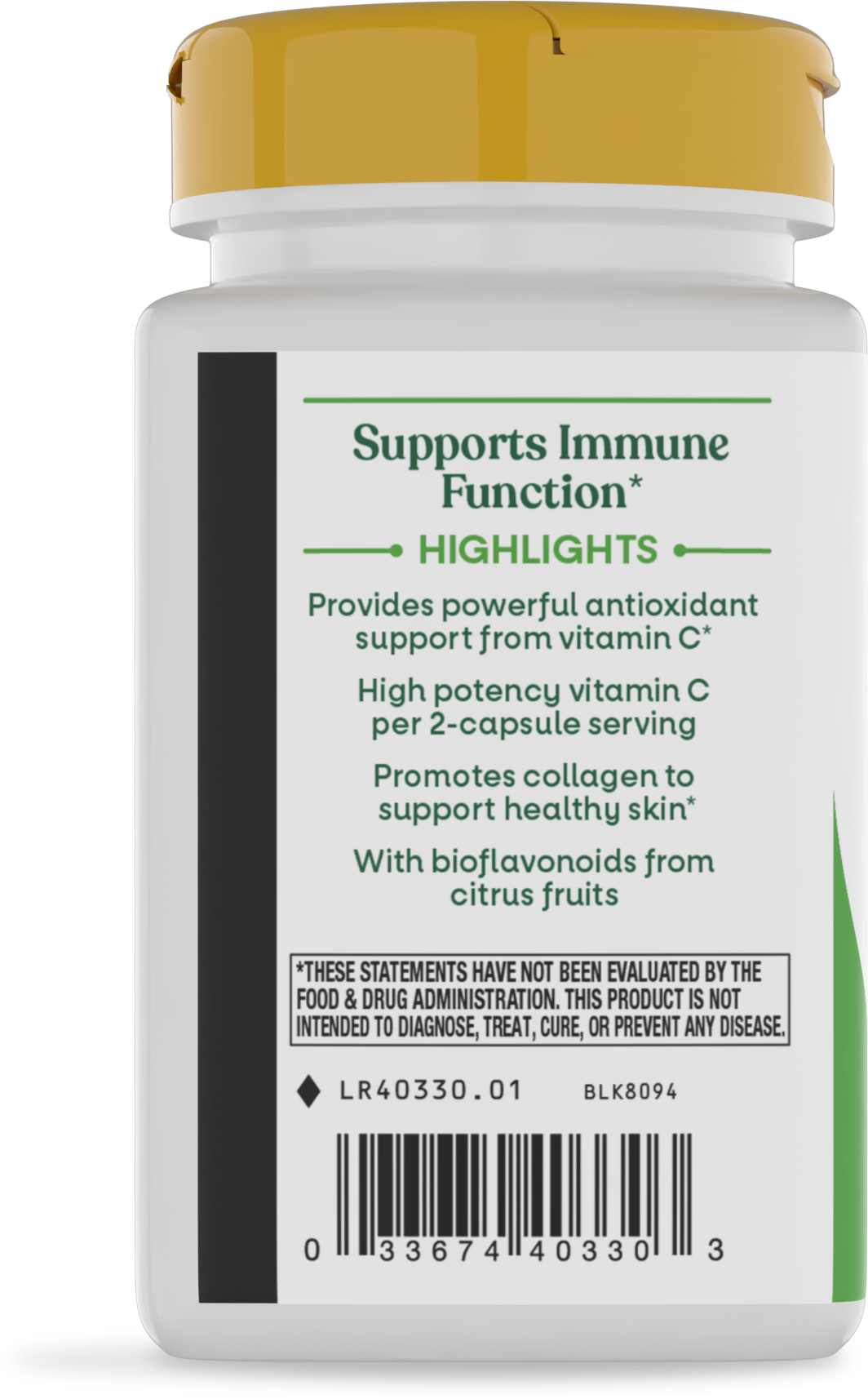 <{%360IMAGE2_40330%}>Nature's Way® | Vitamin C with Bioflavonoids - left side of pack